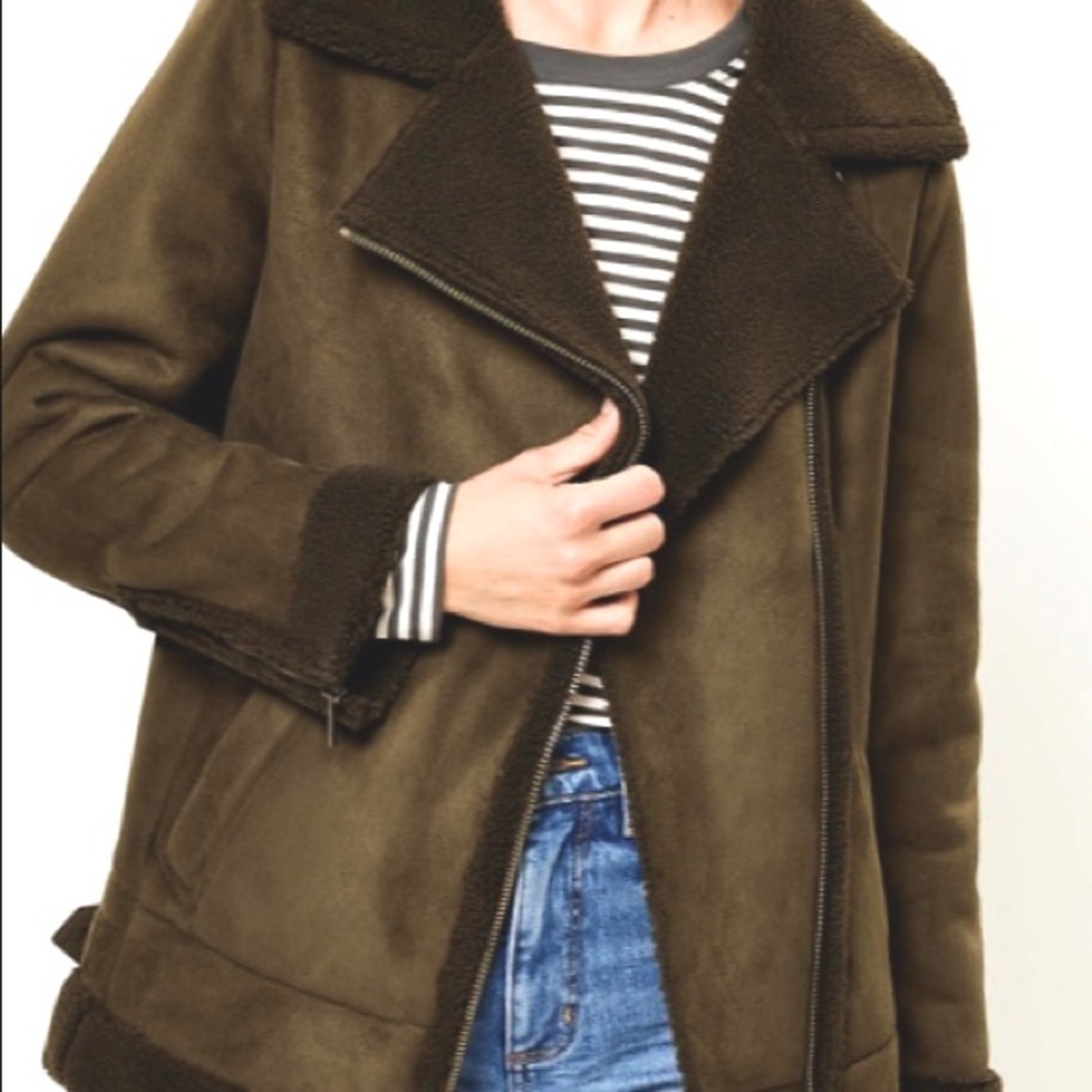 LOFT Faux Suede Coat